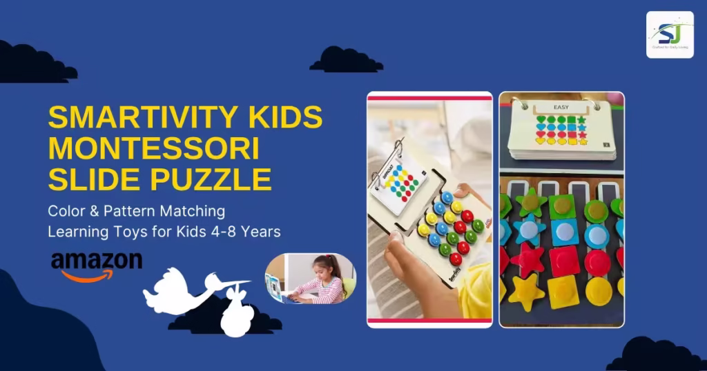 Best educational toys for 4 6 year olds kid Smartivity Slide Puzzle Keeps Learning Fun and Easy