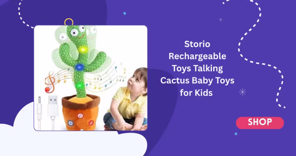 Storio Rechargeable Talking Cactus Review – The Funniest, best baby toys You’ll Ever Own!