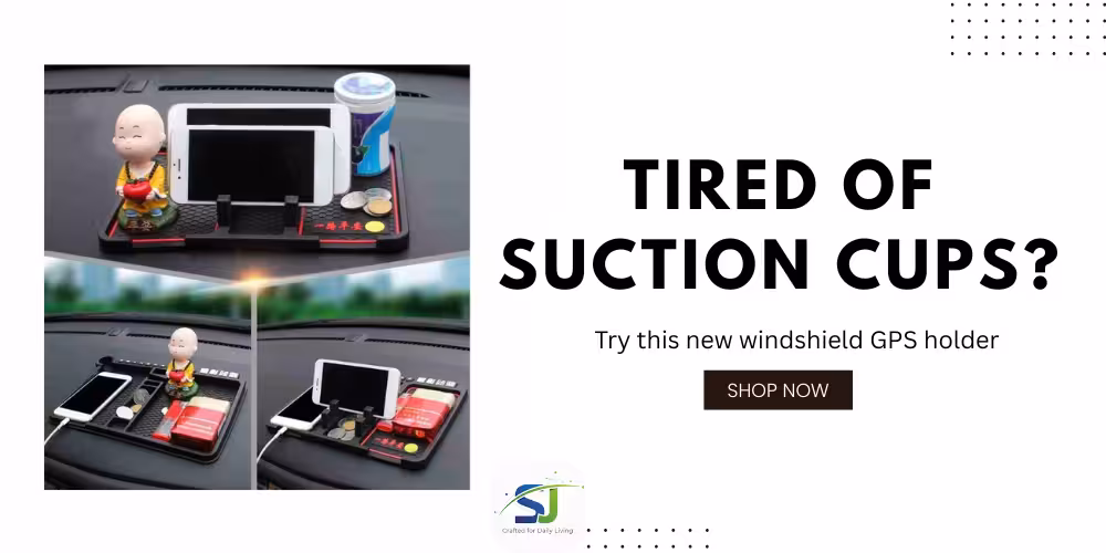 Ditch the Suction Cups! My Review of the HSR Dashboard Anti-Slip Pad windshield GPS holder