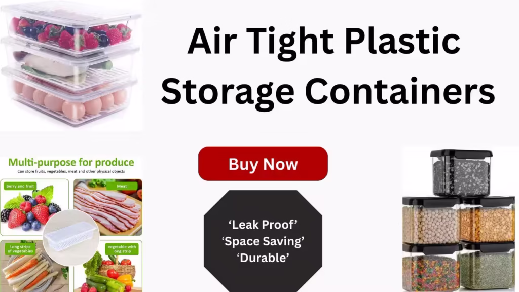 Air Tight Plastic Storage Containers Set The Ultimate Solution for Long Term Storage Containers